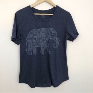 🔥Closing Sale🔥 Zoe + Liv Blue Elephant T-Shirt